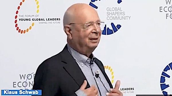 Klaus Schwab of the World Economic Forum (Video screenshot)