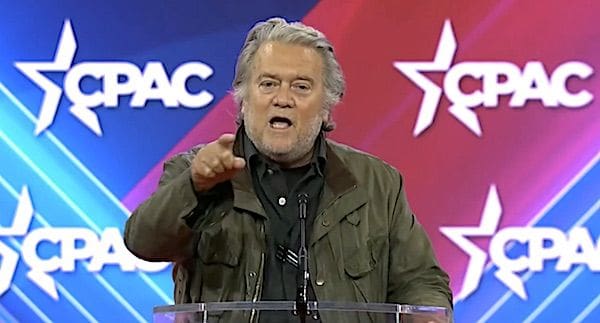 Steve Bannon at CPAC 2024